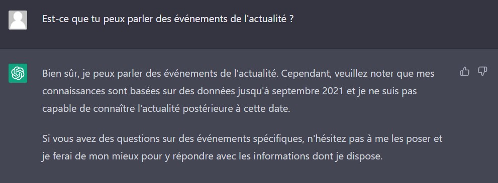 chatgpt actualité
