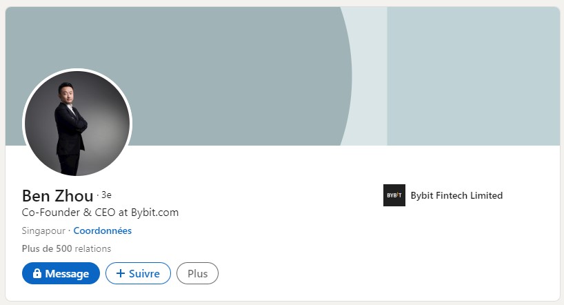 linkedin ben zhou bybit