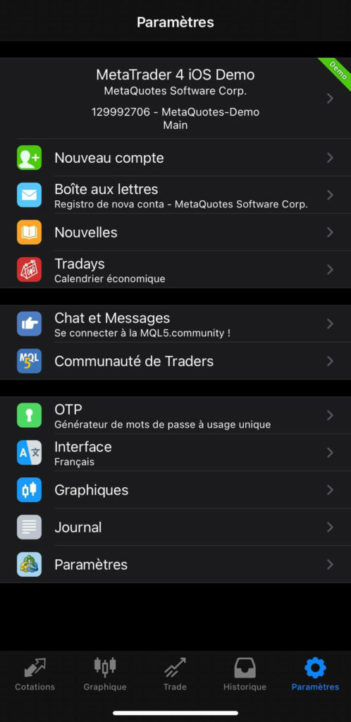 connecter broker avec mt4