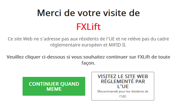 fxlift avis