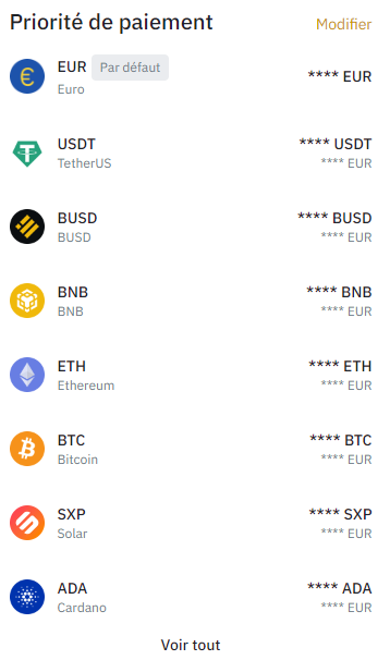 paiement binance carte bancaire