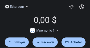 envoyer recevoir trust wallet