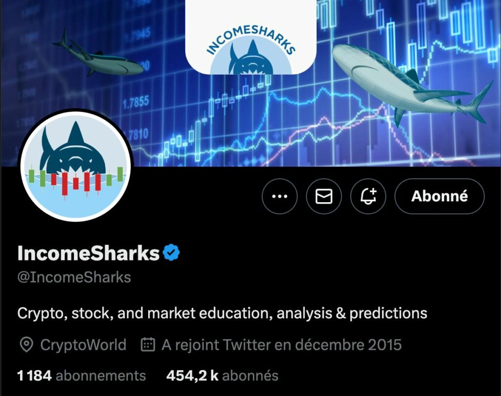 IncomeSharks compte x