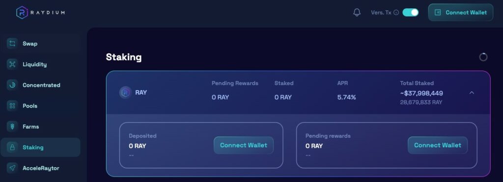 Comprendre le staking de la cryptomonnaie RAY