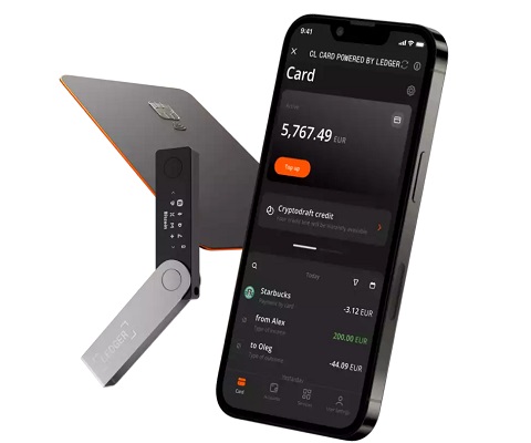 Application et paiement crypto avec Ledger wallet