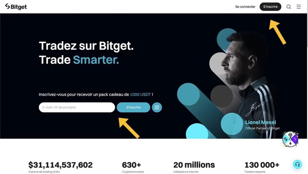 creer un compte bitget tutoriel