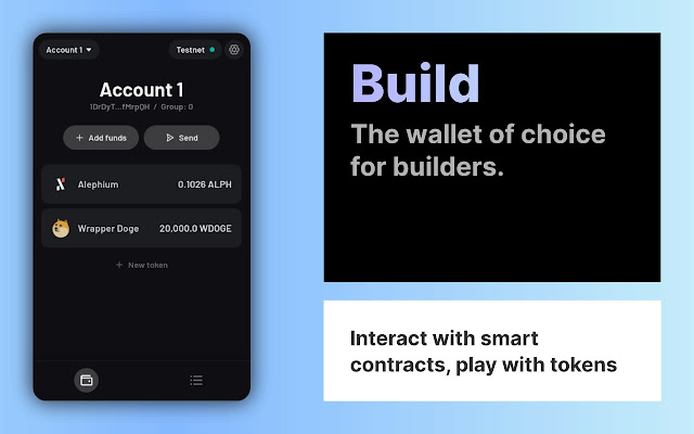 Portefeuille chrome Alephium ALPH