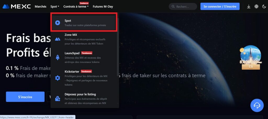 Le Trading Crypto spot