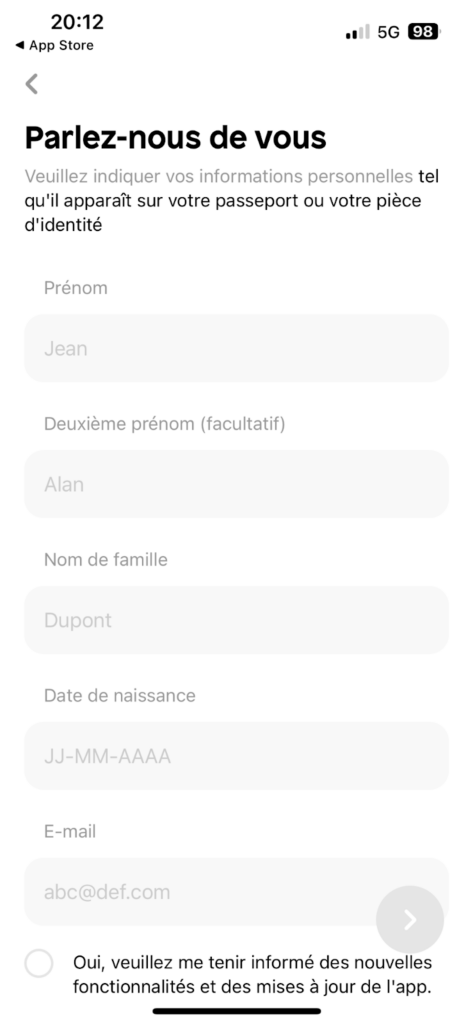 Comment crée un compte sur Shares.io