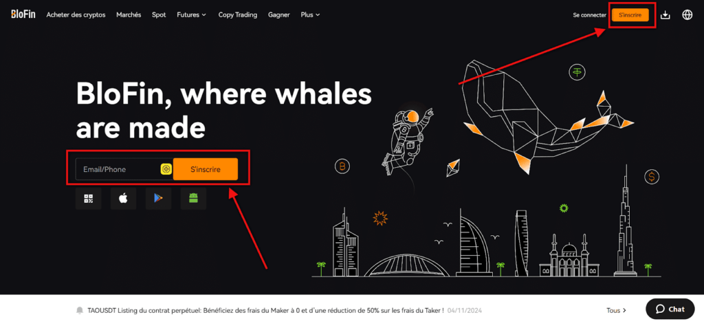 Comment créer un compte sur BloFin ? Tutoriel étape par étape